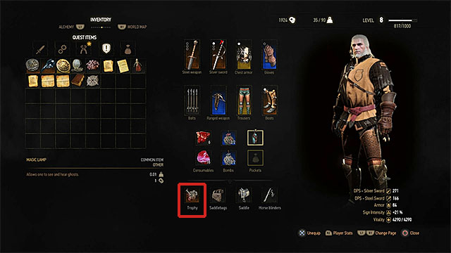 Witcher 3 items to keep
